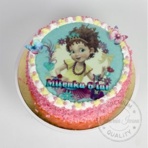 Tort Opłatek - mała księżniczka