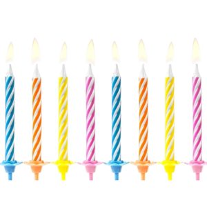 świeczki urodzinowe mix kolorów - 10szt
