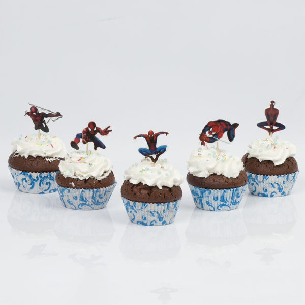 cupcake - Spiderman 6 szt
