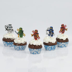 cupcake - Lego Ninjago 6 szt